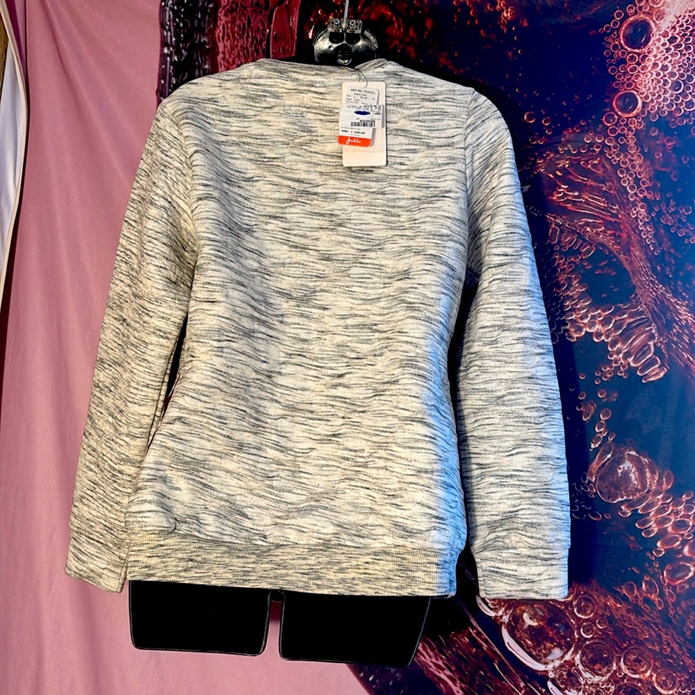 A Women’s Juelle Gray & White zippered Jacket New with 🏷️ - Picture 2 of 9